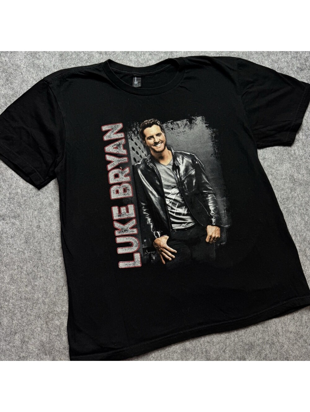 Luke Bryan District Shirt Mens M Black Kick The Dust Up Tour Country Music Tee